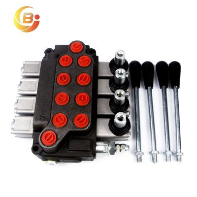 China Gloden Supplier Series Agricultural High Pressure Machine DCV40 Trailer Electric Hydraulic Directional Control Valve for sale