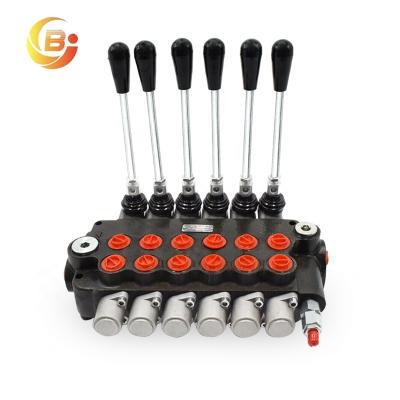 China Agricultural Machine Manufacturers Grade Control Valve Hydraulic Cylinder Manual Operated Directional Valve for sale