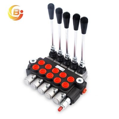 China Junbao's Popular Long Life Joystick 5 Spool P40 Monoblock Directional Replace Idle Control Valve for sale