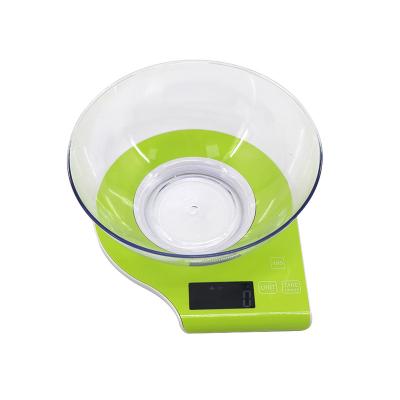 China With Multifunctional Scale Tray Low Price Nutrition Food Weighing Kitchen Scale With Bowl for sale