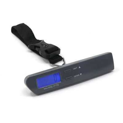 China Portable Weight Function ABS Plastic Travel 50kg Baggage Digital Luggage Weighing Scale for sale