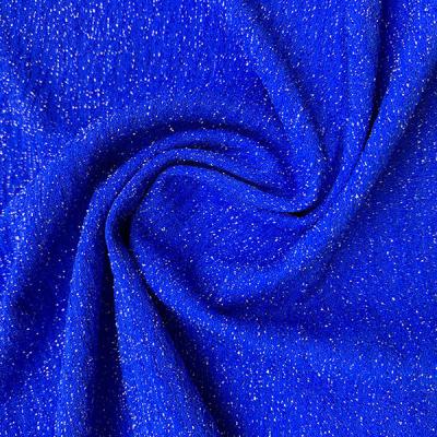 China Sustainable Hot Selling Customized Silver Color Spandex Fabric Silver Lurex For Swimwear for sale