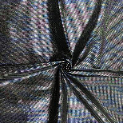 China Colorful Sustainable Stitch For Foil Printed Hologram Spandex Stretch Fabric For Swimwear Costume Wear for sale