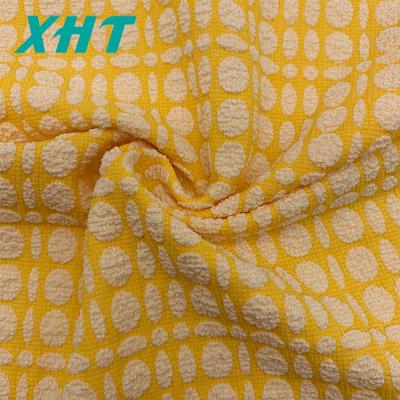 China Good Sustainable Hot Selling Stretch Dot Nylon Jacquard For Swimwear for sale