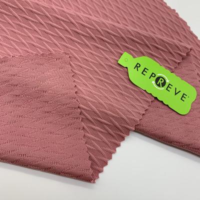 China Sustainable Recycled Jacquard Knitting Fabric For Swimwear for sale