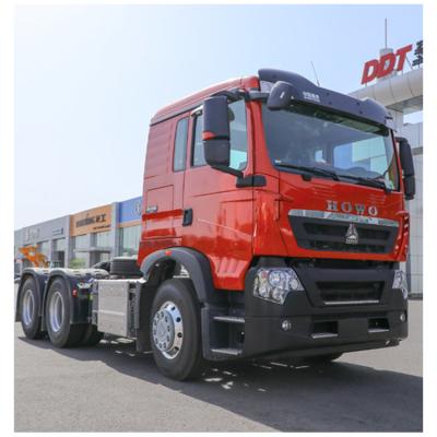 China SINOTRUK HOWO TX 6X4 TRACTOR TRUCK 460hp Diesel Clutch Spring Belts Coarse Power Engine Plate Air Wheel Vehicle 6500*2500*3200 for sale