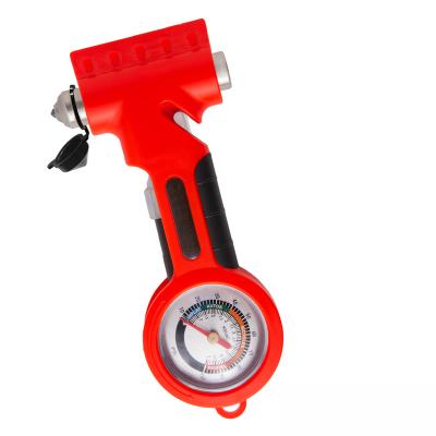 China Multifunctional Tire Air Pressure Gauge Digital Tire Pressure Gauge With With Safety Hammer 109-1 for sale