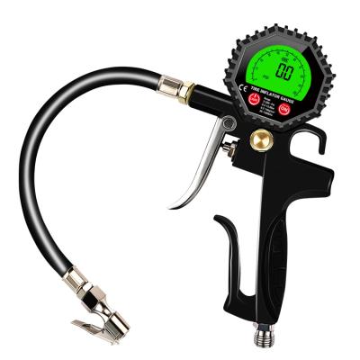 China Digital Air Tire Inflator Pressure Gauge with Chuck Hose 86001 for sale