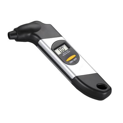 China 4 Settings Digital Tire Gauge for Car Truck Bicycle with Backlit LCD Display and Non-Slip Grip Tire Pressure Gauge 86076 for sale