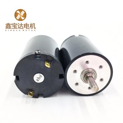 China 30mm Brushed DC Motor 12V 24V Press Equipment Totally Enclosed Waterproof DC Motor for sale