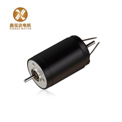 China Model 12V 1630 Output Voltage Dual Shaft Brush Coreless DC Motor Totally Enclosed for sale