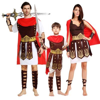 China Adult Crusader Roman Warrior Spartan Warrior Ancient Roman Warrior Masquerade Boy Cosplay Caesars Costume Ancient Costume Carnival Party for sale