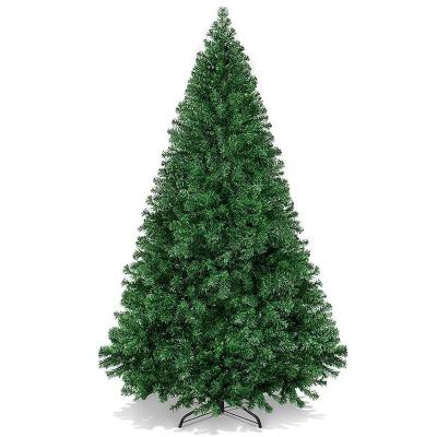 China Manufacturer Customized Home Christmas Tree High Quality Artificial Decoration 180cm Green PVC Artificial Christmas Tree With CE ROHS Standard for sale