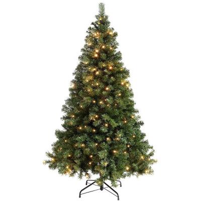 China Light Green LED Christmas Tree Light Home Decoration LED Leaves 180cm PVC Fiber Optic Artificial Christmas Tree With CE RoHS for sale