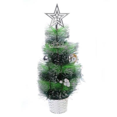 China Small Artificial Christmas Tree Mini Decoration Hotel Artificial PVC Decoration Christmas Home Party Ornaments Mini Christmas Table Tree for sale