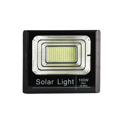 China ROUTE Jindian JD Solar Light IP67 100W Aluminum Warm White Solar Flood Light With CE for sale