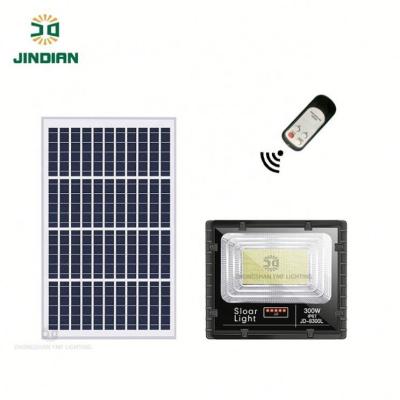 China Garden JD Factory Sale IP67 100w Aluminum Solar Flood Light Lights Portable Solar Camping for sale