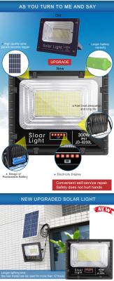 China Indoor /Outdoor /Barn/Road/Garden/Park/Square/Street /Pathway etc hot sale flood light JD 6V 60w with solar panel for sale