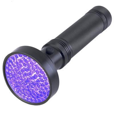 China Camping 100 LED 395nm UV Flashlight Scorpion LED Torch UV Flashlight for sale