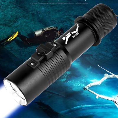 China New Long Range Scuba Diving Torch Flashlight Underwater Led Diving Torch for sale