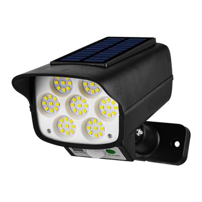 China Garden Camera Train Rechargeable Solar Outdoor Lights With Motion Sensor Solar Garden Wall Lamp Waterproof Solar Spotlights for sale