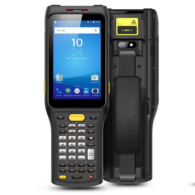 China Android 11 Handheld Computer Alpha Keypad Industrial Rugged Data Collection Unit PDA Wireless Handheld RFID Reader Long Range Scanner for sale