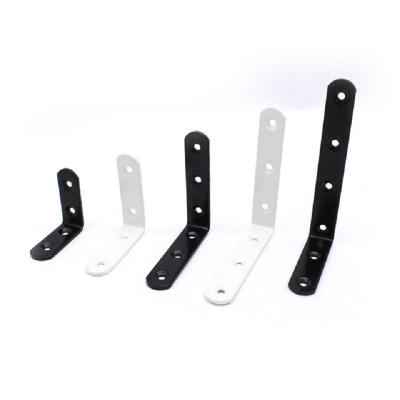 China Zinc Small Custom Metal Stamping Parts L Shaped Metal Shelf Brackets for sale