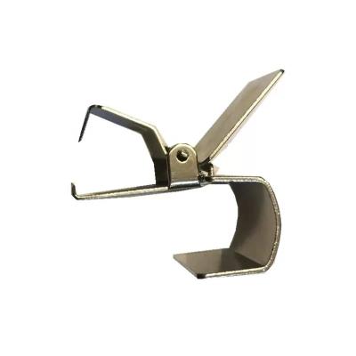 China Zinc Polished Decorative Metal Shelf Clips Metal Quick Release Clips Metal Clips for sale