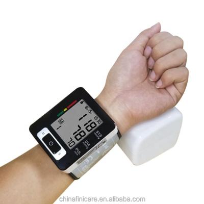 China Latest 3 Groups Digital Heart Rate Monitor Sphygmomanometer Family And Hospital Wrist Average Blood Pressure Measurement Smart Monitor for sale