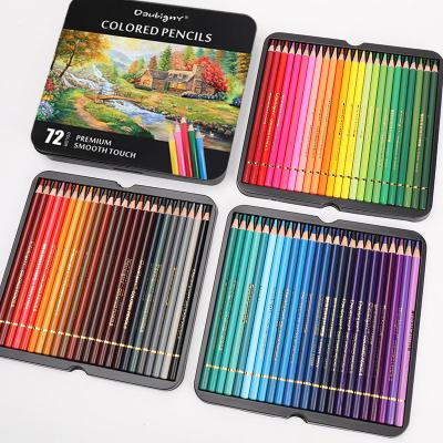 China 72pc High Level Customizable Painting Colored Pencil For Artist Studio With Tin Box Color Pencil For Kids/ for sale