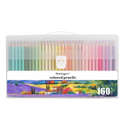 China Daubigny 160 color pencil oil-based color set nature color wooden pencil for painting enthusiasts and professional artists hex for sale