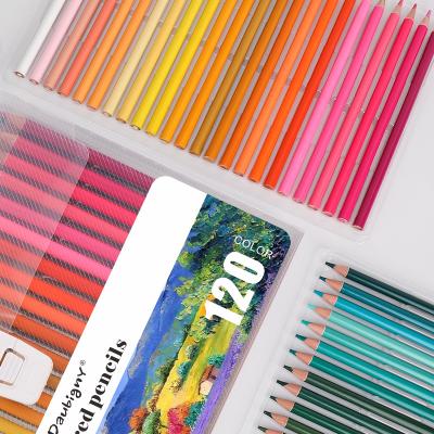 China Daubigny Professional 120 Pcs Oil Based Color Pencil High End Custom Color Painting Crayon Pencil Set For Kids Gift Drawing Kit for sale