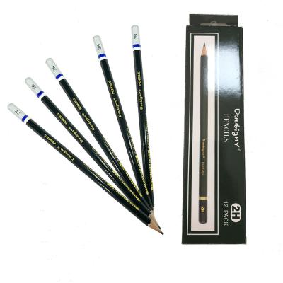 China office & Professional School Pencil Drawing Sketch Wooden Pencils For Painter for sale