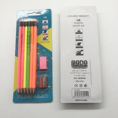 China office & Cute Set HB School Pencil Child Stationery Wooden Pencil for sale