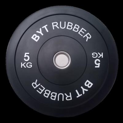 China BYT Wholesale Custom Logo Hardware Universal Hot Selling Bumper Weightlifting Rubber Plate for sale