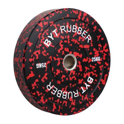 China BYT Universal Wholesale Custom Plates Gym Bumper Plates Rubber Weight Plate for sale