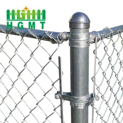 China Electro Zinc 8ft Chain Link Fence Hot Dipped Galvanized for sale