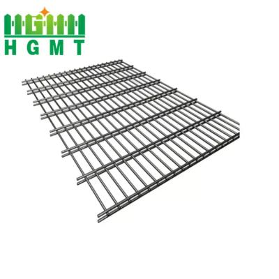 Chine Poudre bilatérale de Mesh Fence Panels Galvanized Welded de fil de 2d barre jumelle en métal enduite à vendre