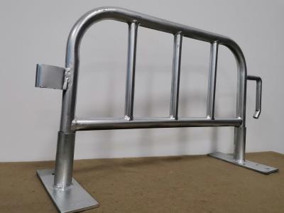 China Temporary Metal Pedestrian Barriers Steel Barricade Safety Powder Coating Te koop