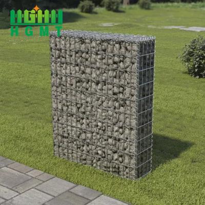 China Stützmauer-Flussbank schweißte Gabions-Körbe, Stein Gabions-Käfige 0.5mx0.5mx0.5m zu verkaufen