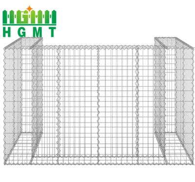 中国 Iso Galvanized 2mx1mx1m Gabion Wire Mesh Stone Cage Baskets 販売のため