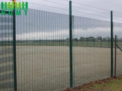 China 358 High Security Anti Climb Metal Fence Clear View 3D Modelled Sport Farm Fence Accessories for sale