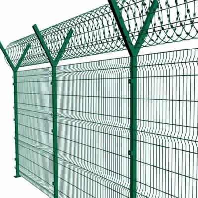 China China Factory Directly Selling V Fold Fence 3D Panel Triangle Bend Rigid Iron Wire Mesh Fence for Garden Fencing for sale