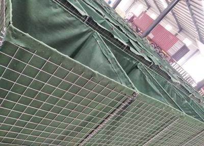 China 100*100mm Mesh Blast Wall Hesco Mil Blast Wall Basket for sale