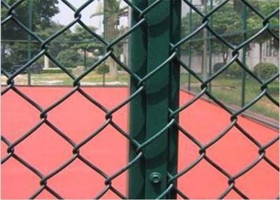 China Pvc bedekte Groene de Kettingsdraad Mesh Fencing van de Kleurenspeelplaats Q195 met een laag Te koop