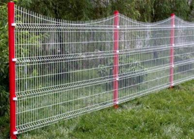 China PET beschichtete 50*200mm Draht zusammengebrachten Mesh Security Fence Rectangle Post zu verkaufen