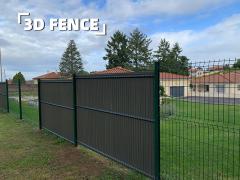 3d V Bending Curved Welded Wire Mesh Fence Hot Galvanized Steel Metal PVC Coated