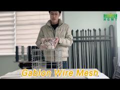 Galvanized Welded Gabion Wire Mesh Metal Frame Firm Wire For River Bank