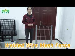 Roll Top Welded Wire Mesh Fence Hot Dipped Galvanized PVC / PE Coated