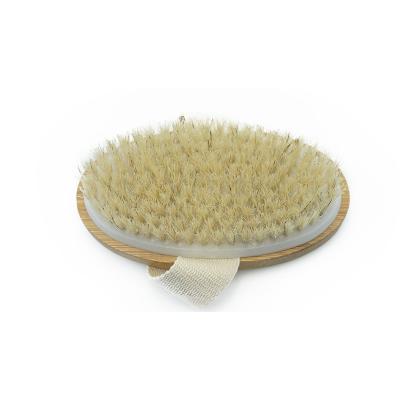 China All Natural Wooden Bath Hair Full Body Exfoliation Shower Shampoo Dry Hand Massage Brushes Without Hot Handles for sale